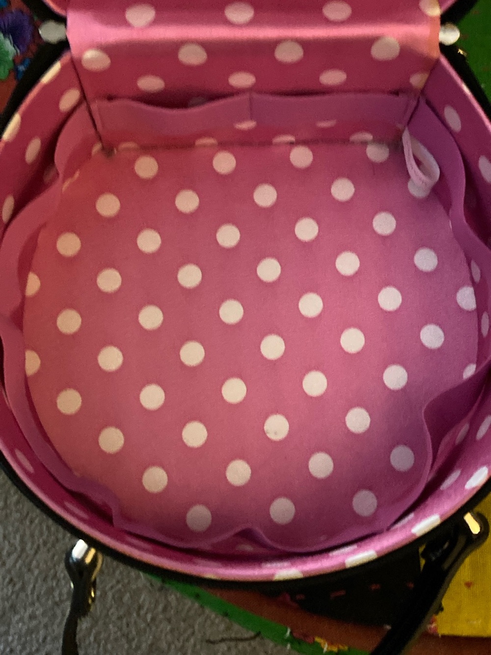 Mini patent Leather Hat Box Bag - Picture 8 of 14